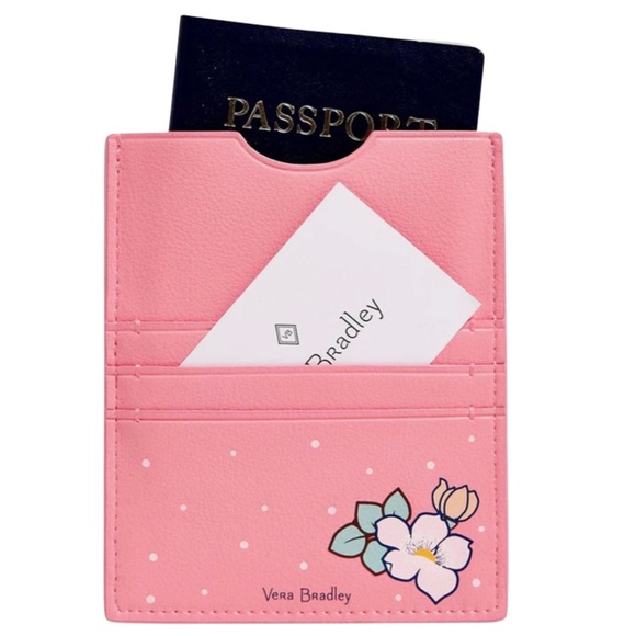 Vera Bradley Passport Wallet with Clip - Picture 2 of 4